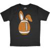 Youth Funny T Shirts Football Easter Egg Sarcastic Easter Sunday Tee for Kids