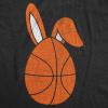 Mens Funny T Shirts Basketball Easter Egg Sarcastic Easter Sunday Tee for Men