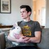 Mens I Got Buns Hun T Shirt Funny Easter Sunday Bunny Rabbit Joke Tee for Guys(Heather Navy – Buns)
