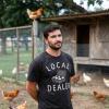 Mens Local Egg Dealer T Shirt Funny Easter Sunday Eggs Joke Tee for Guys(Heather Black – Dealer)