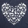 Womens Funny T Shirts Easter Bunny Heart Cute Holiday Tee for Ladies