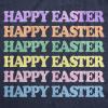 Womens Funny T Shirts Happy Easter Glitter Stack Cute Easter Sunday Tee for Ladies