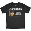 Toddler Funny T Shirts Caution Sugar Rush in Progress Sarcastic Easter Candy Tee for Kids