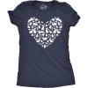 Womens Funny T Shirts Easter Bunny Heart Cute Holiday Tee for Ladies