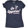 Womens Funny T Shirts So Eggstra Glitter Sarcastic Easter Graphic Novelty Tee for Ladies