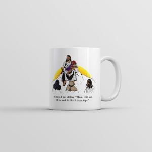 Crazy Dog T-Shirts Story Time With Jesus Mug Funny Easter Sunday Coffee Cup – 11ozCeramic Microwave Safe Insulated Drinking Cup