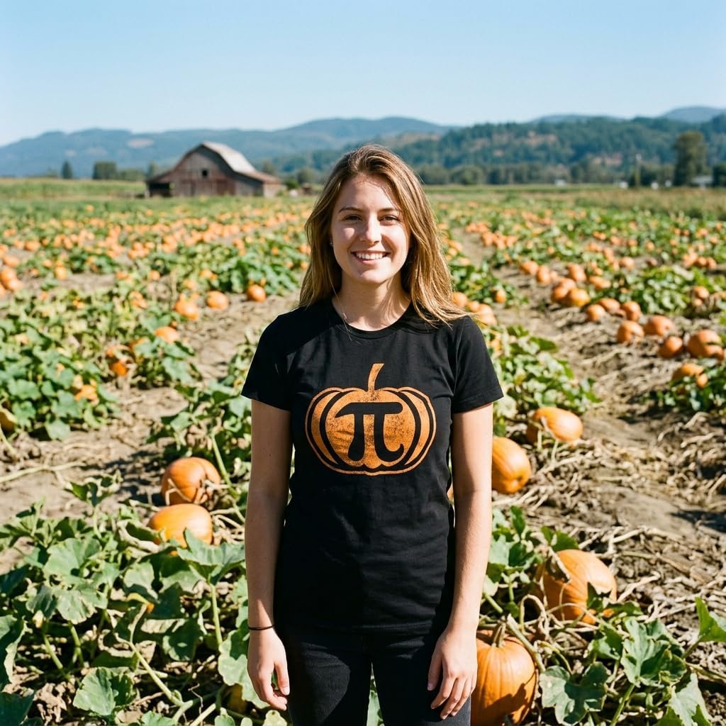 imageWomens Pumpkin Pi T Shirt Math Shirt Pie Thanksgiving Tee for WomenHeather Black