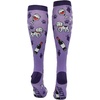 Crazy Dog T-Shirts Cute and Funny Compression Socks for Women and Men with Funny Sayings Funny Gift for Casual Wear(Drink Wine and Pet My Dog)