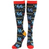 Crazy Dog T-Shirts Funny Mens Compression Socks Rugged High Socks with Tools Sports and More Pressure Socks For Men(Cocky)
