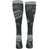 Crazy Dog T-Shirts Funny Mens Compression Socks Rugged High Socks with Tools Sports and More Pressure Socks For Men(Distracted By Blocks)