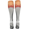 Crazy Dog T-Shirts Funny Mens Compression Socks Rugged High Socks with Tools Sports and More Pressure Socks For Men(Multi – Shark Bite)