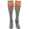 Crazy Dog T-Shirts Funny Mens Compression Socks Rugged High Socks with Tools Sports and More Pressure Socks For Men(Multi – Shark Bite)
