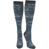 Crazy Dog T-Shirts Funny Mens Compression Socks Rugged High Socks with Tools Sports and More Pressure Socks For Men(Multi – Shark Da Dum)