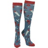 Crazy Dog T-Shirts Funny Mens Compression Socks Rugged High Socks with Tools Sports and More Pressure Socks For Men(Tools)