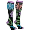 Crazy Dog T-Shirts Cute and Funny Compression Socks for Women and Men with Funny Sayings Funny Gift for Casual Wear(Fancy as Fuck)