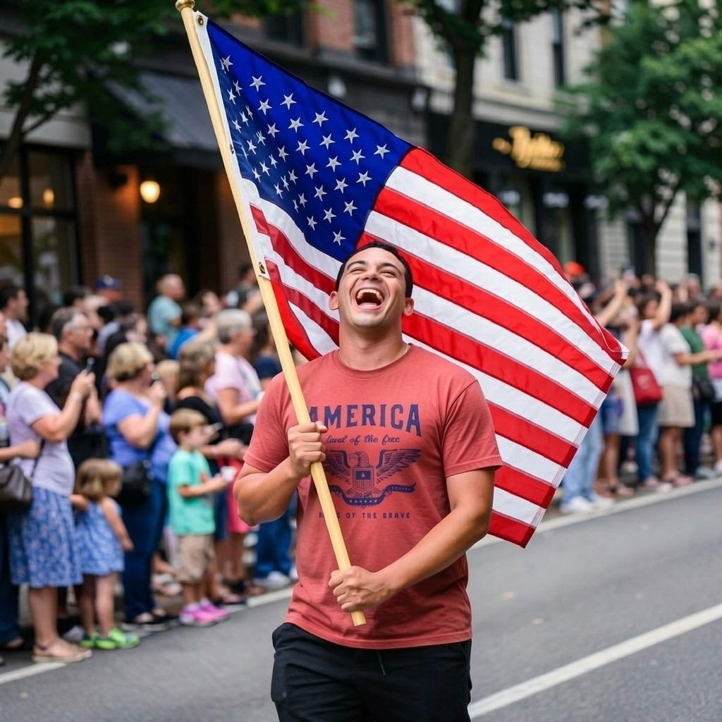 image:imageMens Funny T Shirts America Land of The Free Home of The Brave Graphic Patriotic Novelty Tee for Men