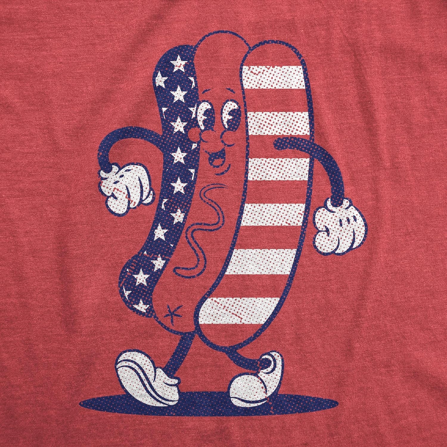 image:imageToddler Fourth of July Hotdog T Shirt Funny Patriotic Cookout Grilling Tee for Young Kids