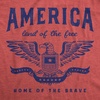Mens Funny T Shirts America Land of The Free Home of The Brave Graphic Patriotic Novelty Tee for Men
