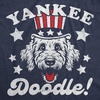 Womens Funny T Shirts Yankee Doodle Dog Sarcastic Fourth of July Graphic Novelty Tee for Ladies