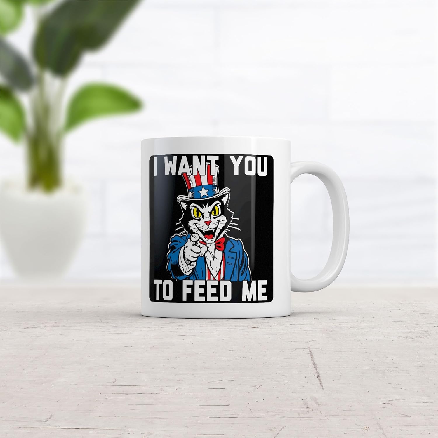 image:imageCrazy Dog TShirts I Want You to Feed Me Mug Funny Sarcastic Fourth Of July Kitten Graphic Novelty Coffee Cup 11ozCeramic Microwave Safe Insulated Drinking Cup