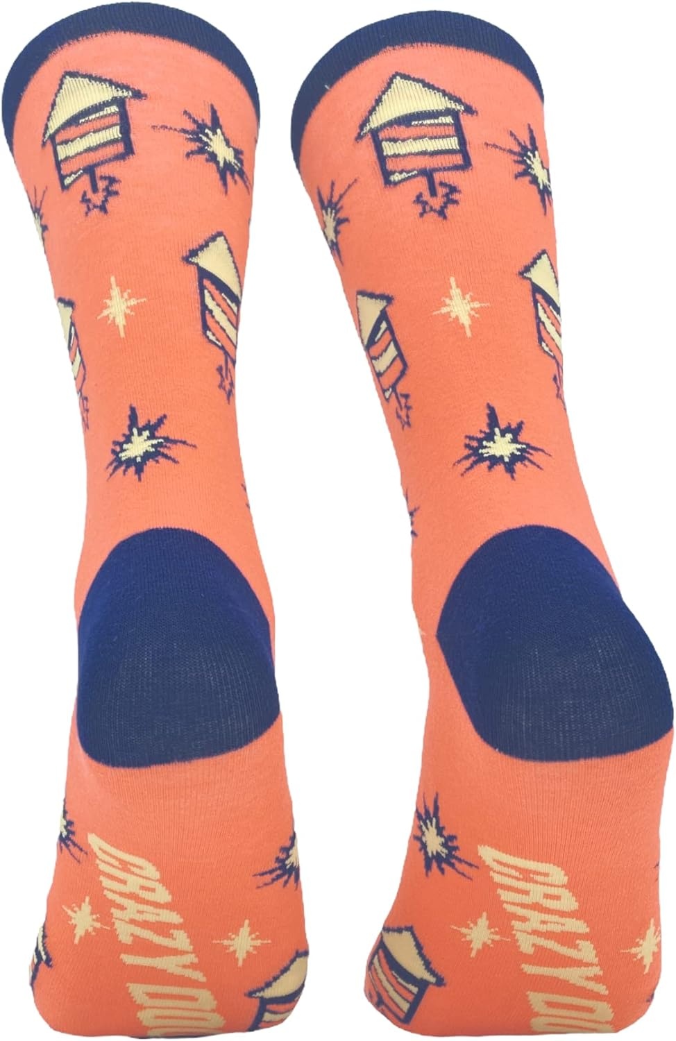 image:imageCrazy Dog TShirts Mens Here to Bang Socks Funny 4th Of July Fireworks Sex Graphic Novelty Footwear Funny Gift for Casual Wear