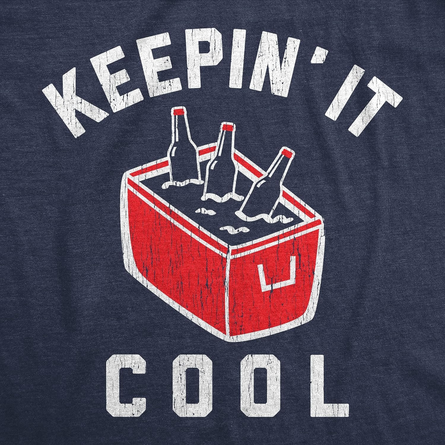 image:imageFunny Grilling T Shirts for Grill Masters Sarcastic Tees for DadsHeather Navy Keepin It Cool