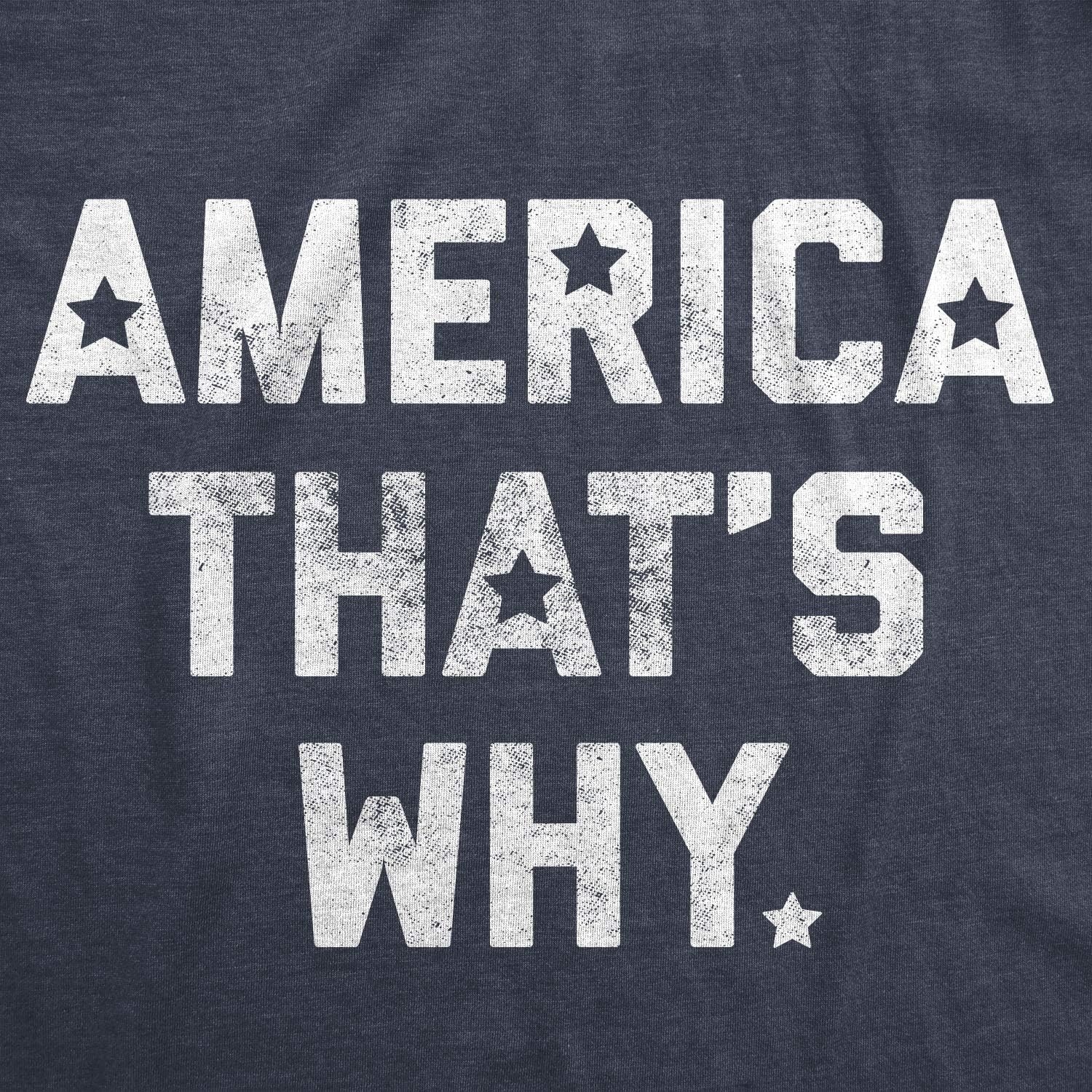 image:imageMens America Thats Why T Shirt Funny 4th of July Tee