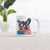 Crazy Dog T-Shirts Freedom Eagle Mug Funny Sarcastic Fourth Of July Graphic Novelty Coffee Cup – 11ozCeramic Microwave Safe Insulated Drinking Cup