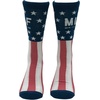 Crazy Dog T-Shirts Men’s MILF Man I Love Freedom Socks Funny Sarcastic Fourth Of July Graphic Novelty Footwear for Men Funny Gift for Casual Wear