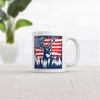 Crazy Dog T-Shirts USA Buck Mug Funny Sarcastic Fourth Of July Graphic Novelty Deer Coffee Cup – 11ozCeramic Microwave Safe Insulated Drinking Cup