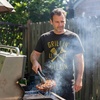 Funny Grilling T Shirts for Grill Masters Sarcastic Tees for Dads(Heather Black – Like a Villian)