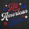 Womens All American Babe Fitness Tank Funny Cool Patriotic Fourth of July Party Sleeveless Tee for Ladies(Heather Black)