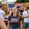 Womens Funny T Shirts America The Beautiful Sarcastic Patriotic Graphic Novelty Tee for Ladies