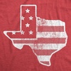 Womens Funny T Shirts American Flag Texas Awesome Fourth of July Tee for Ladies(Heather Red – American Flag Texas)