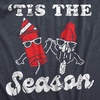 Womens Tis The Season Firecracker Popsicle T Shirt Funny Fourth of July Party Fireworks Lovers Tee for Ladies(Heather Navy – Season)