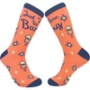 Crazy Dog T-Shirts Men’s Here to Bang Socks Funny 4th Of July Fireworks Sex Graphic Novelty Footwear Funny Gift for Casual Wear