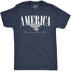 Mens Funny T Shirts America Freedom for All Awesome Fourth of July Tee for Men