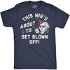 Mens Funny T Shirts This Wigs About to Get Blown Off Sarcastic Fourth of July Graphic Novelty Tee for Men