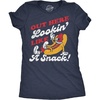 Womens Funny T Shirts Out Here Lookin Like A Snack Sarcastic Hotdog Graphic Novelty Fourth of July Tee for Ladies