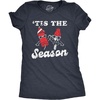 Womens Tis The Season Firecracker Popsicle T Shirt Funny Fourth of July Party Fireworks Lovers Tee for Ladies(Heather Navy – Season)