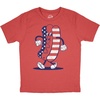 Youth Fourth of July Hotdog T Shirt Funny Patriotic Cookout Grilling Tee for Kids