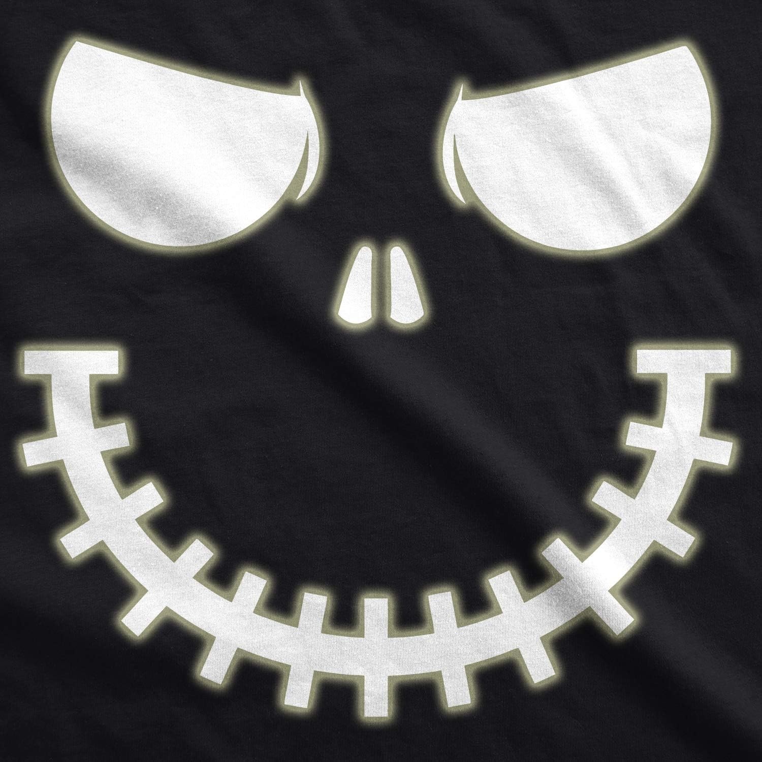 image:imageMens Skeleton Zipper Pumpkin Face T Shirt Glow in The Dark Halloween Tee Funny T Shirts Halloween Apparel for Men Novelty Tees for Guys Black M