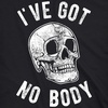 Mens Ive Got No Body T Shirt Funny Skeleton Skull Halloween Tee for Guys Funny T Shirts Halloween Apparel for Men Novelty Tees for Guys Black – No XXL
