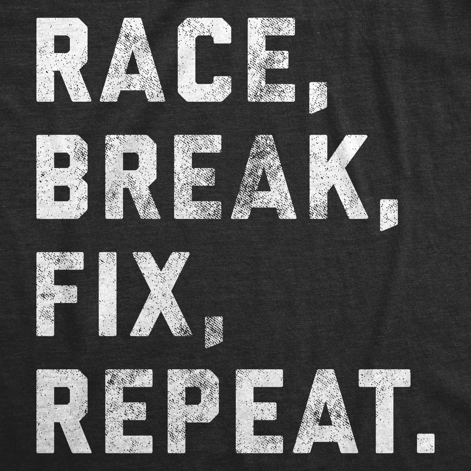 image:imageMens Funny Car T Shirts for Car Guys Mechanic Tees for Auto Shops Funny T Shirts Graphic Apparel for Men Cool Mechanic Short Sleeve Dad Joke soft cotton blend Novelty Tees for GuysHeather Black Race Breal Fix