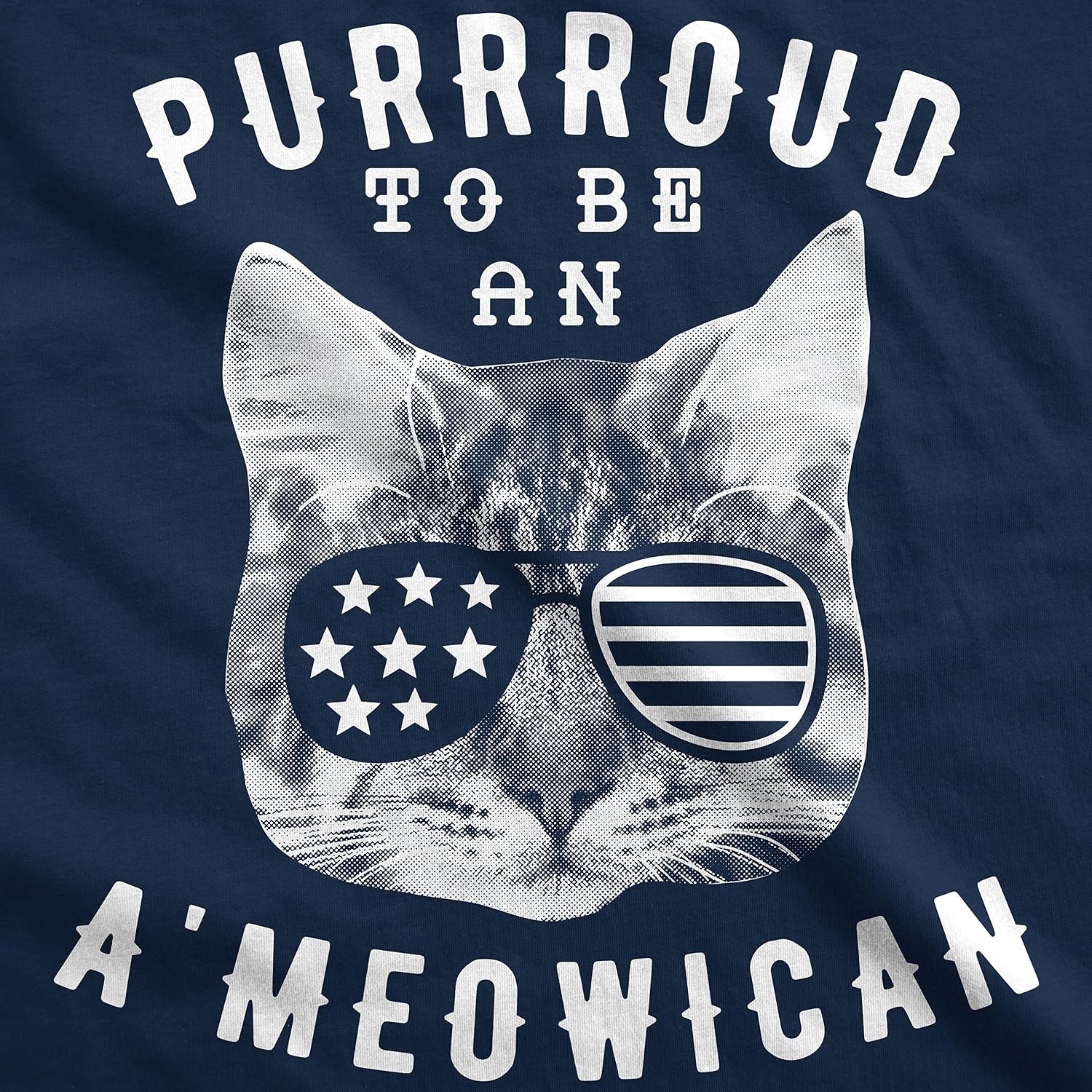 image:imageMens Purroud to Be an Ameowican T Shirt Funny 4th of July Cat Tee for Guys Funny T Shirts Patriotic Apparel for Men Cool Cat Short Sleeve soft cotton blend Novelty Tees for GuysNavy