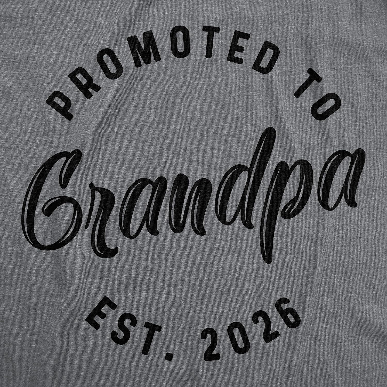 image:imageMens Shirts Promoted to Papa Grandpa or Uncle 2026 Funny Fathers Day Tees Funny T Shirts Dad Joke Apparel for Men Cool Uncle Short Sleeve Soft Cotton Blend Novelty Tees for GuysGrandpa 2026