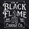 Black Flame Candle Co Unisex Hoodie Funny Sarcastic Spooky Halloween Graphic Hooded Sweatshirt
