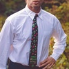 Crazy Dog Men’s Neckties Zombies Eat Brains Don’t Worry You’re Safe Halloween Tie