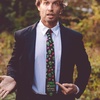 Crazy Dog Men’s Neckties Zombies Eat Brains Don’t Worry You’re Safe Halloween Tie