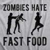Crazy Dog Mens Sarcastic Humor T Shirts Funny Graphic Novelty Tees for Guys | Funny T Shirts, Sarcastic Apparel for Men, Cool Short Sleeve, soft cotton blend, Novelty Tees for Guys(Light Heather Grey – Fast Food)
